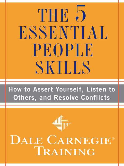 Title details for The 5 Essential People Skills by Dale Carnegie Training - Wait list